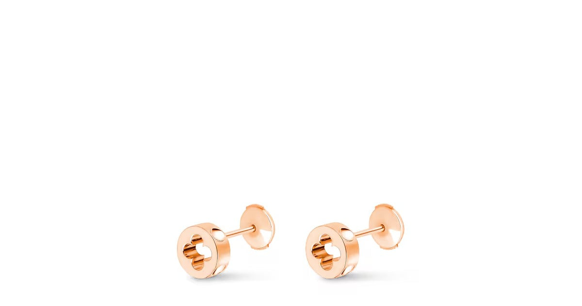 Empreinte Ear Studs, Pink Gold
