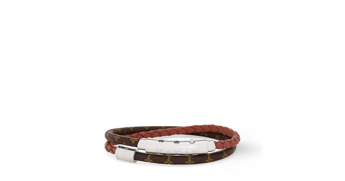 LV Double Spin Monogram Heritage Bracelet