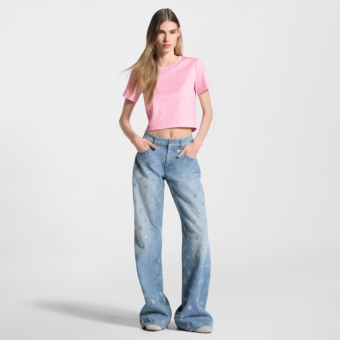 Mahina Print Crop Top