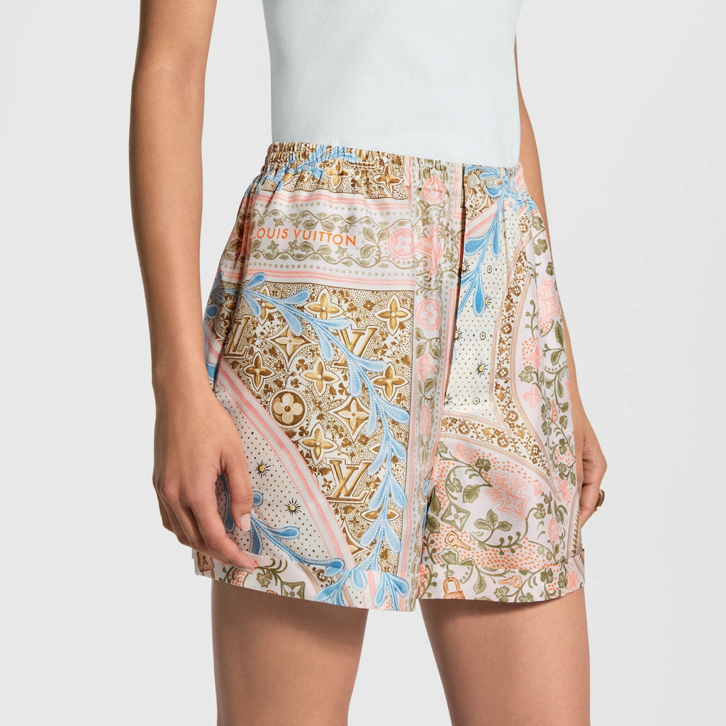Flower Foulard Boxer Shorts