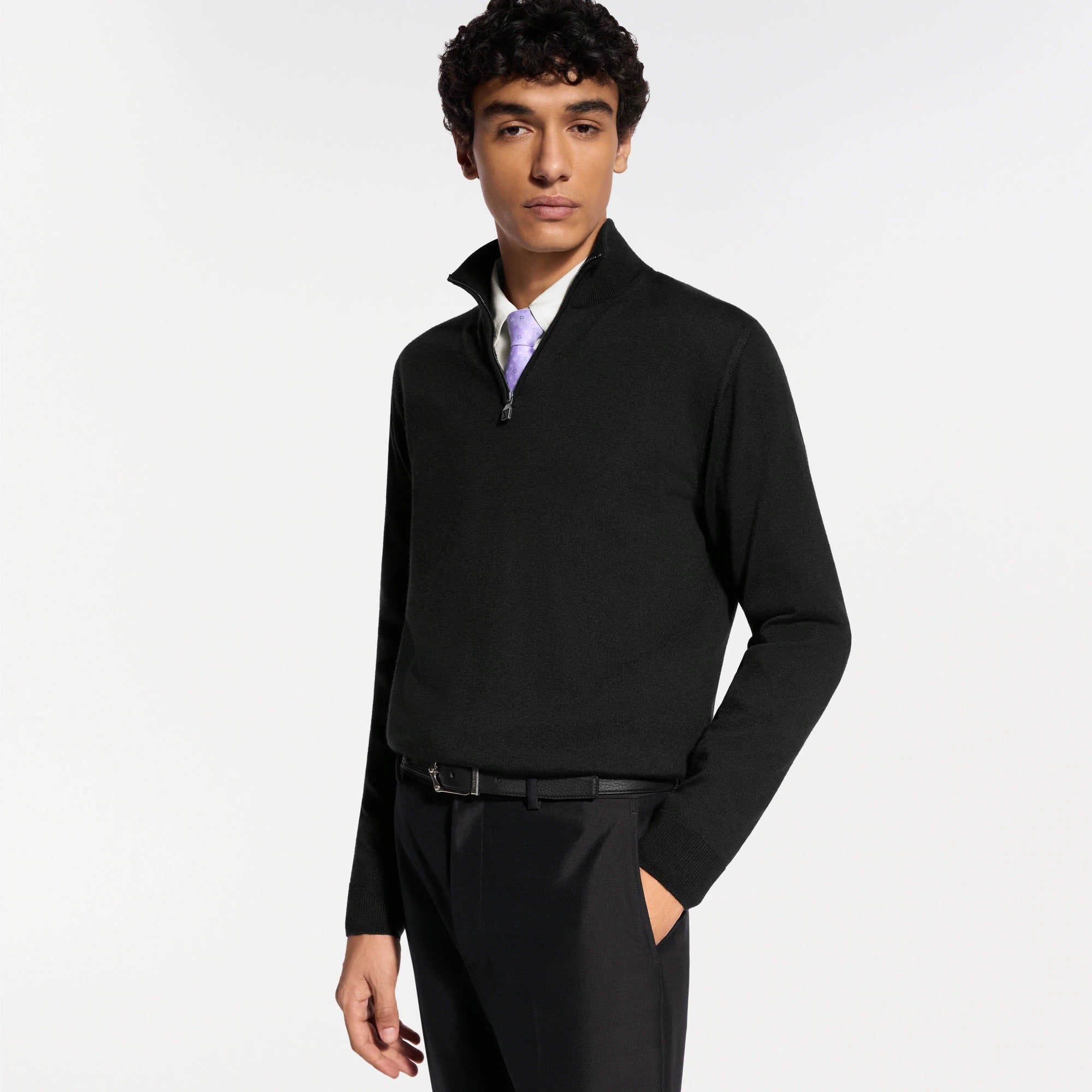 Formal Half-Zip Sweater