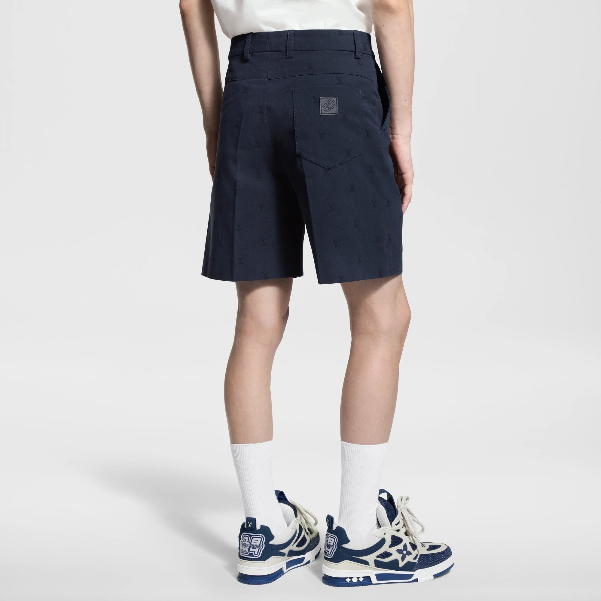 LV Blason Cotton Chino Shorts