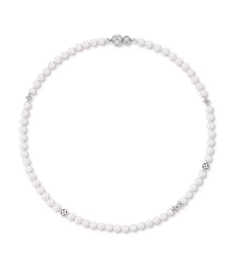 Monogram Slim Pearls Necklace