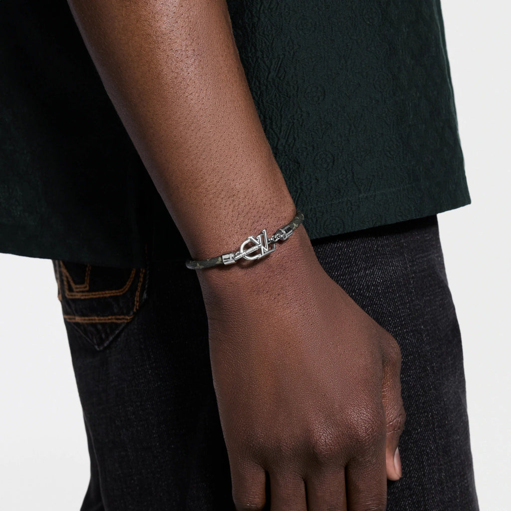 LV Dimension Monogram Leather Bracelet