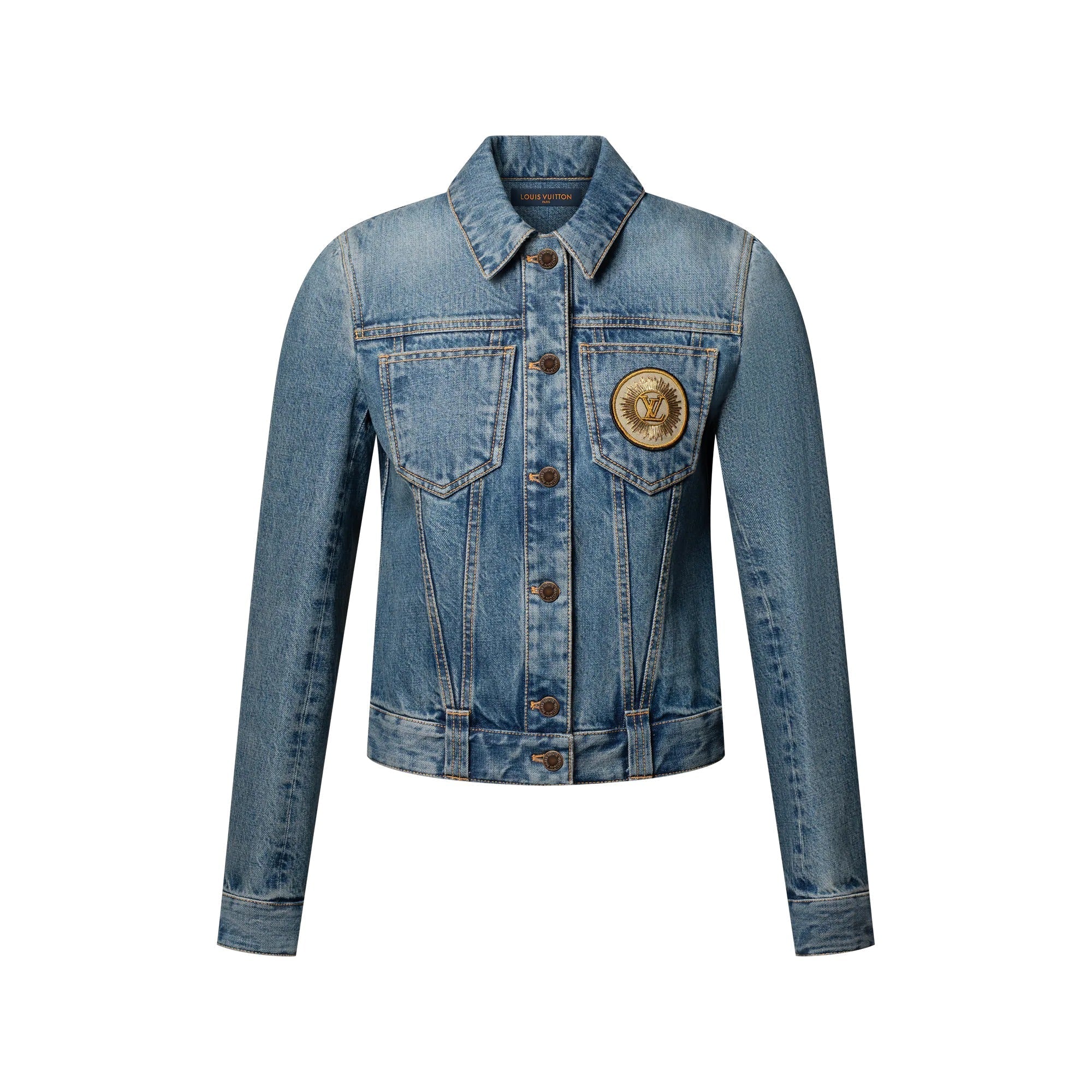 LV Patch Denim Jacket