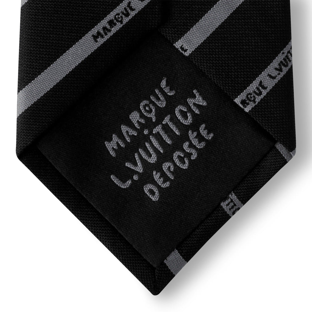 Marque L.Vuitton Deposée Stripes Tie