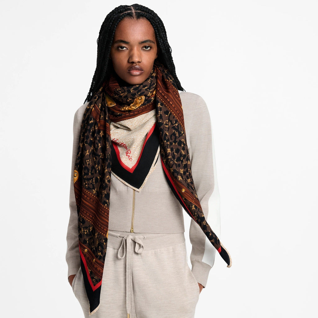 LV Safari Trunk Shawl