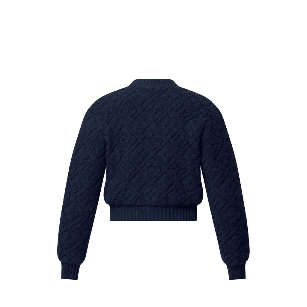 Monogram Toweling Cardigan
