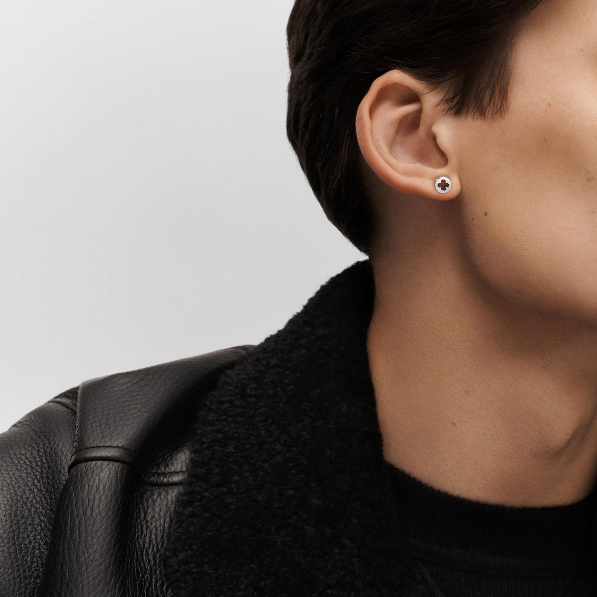 Empreinte Ear Studs, White Gold