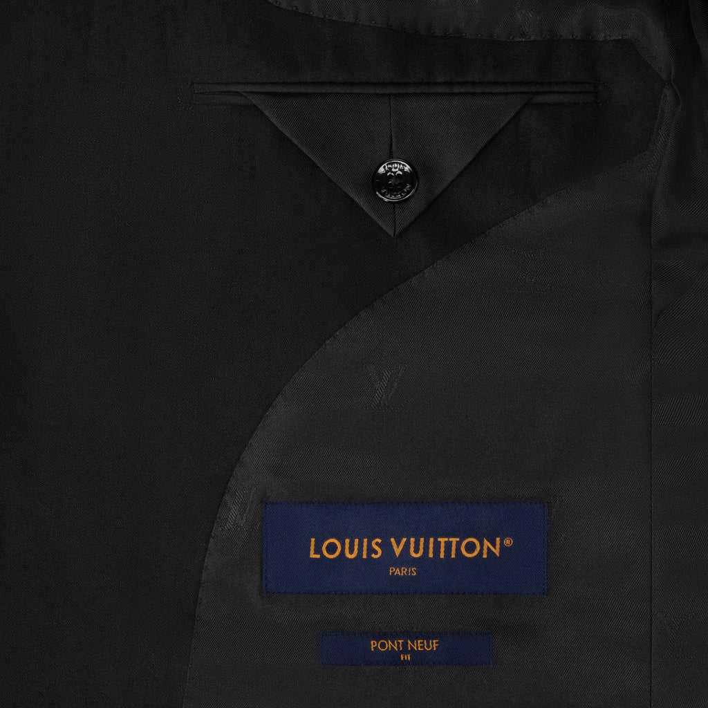 Satin Single-Breasted Pont Neuf Jacket