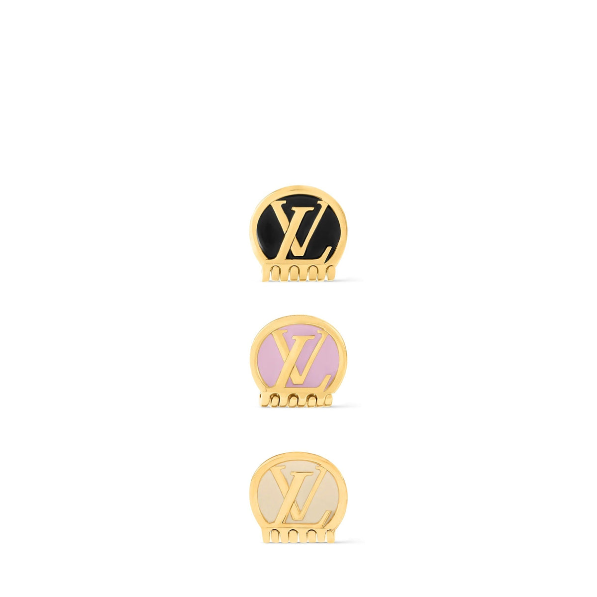 Mini LV Trio Hair Clips