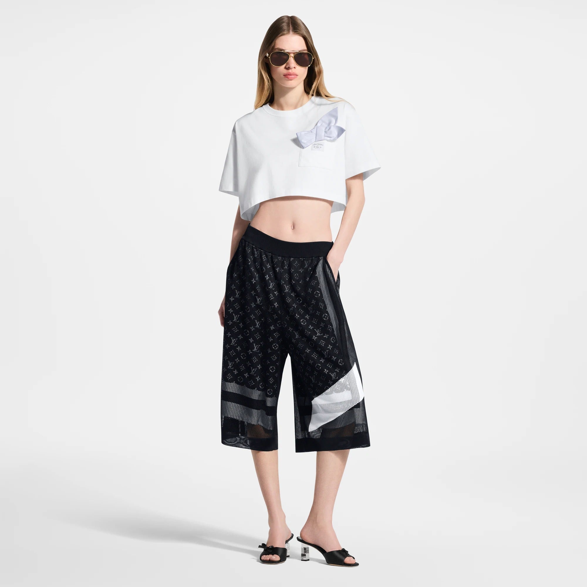 Bow Pocket Crop Top