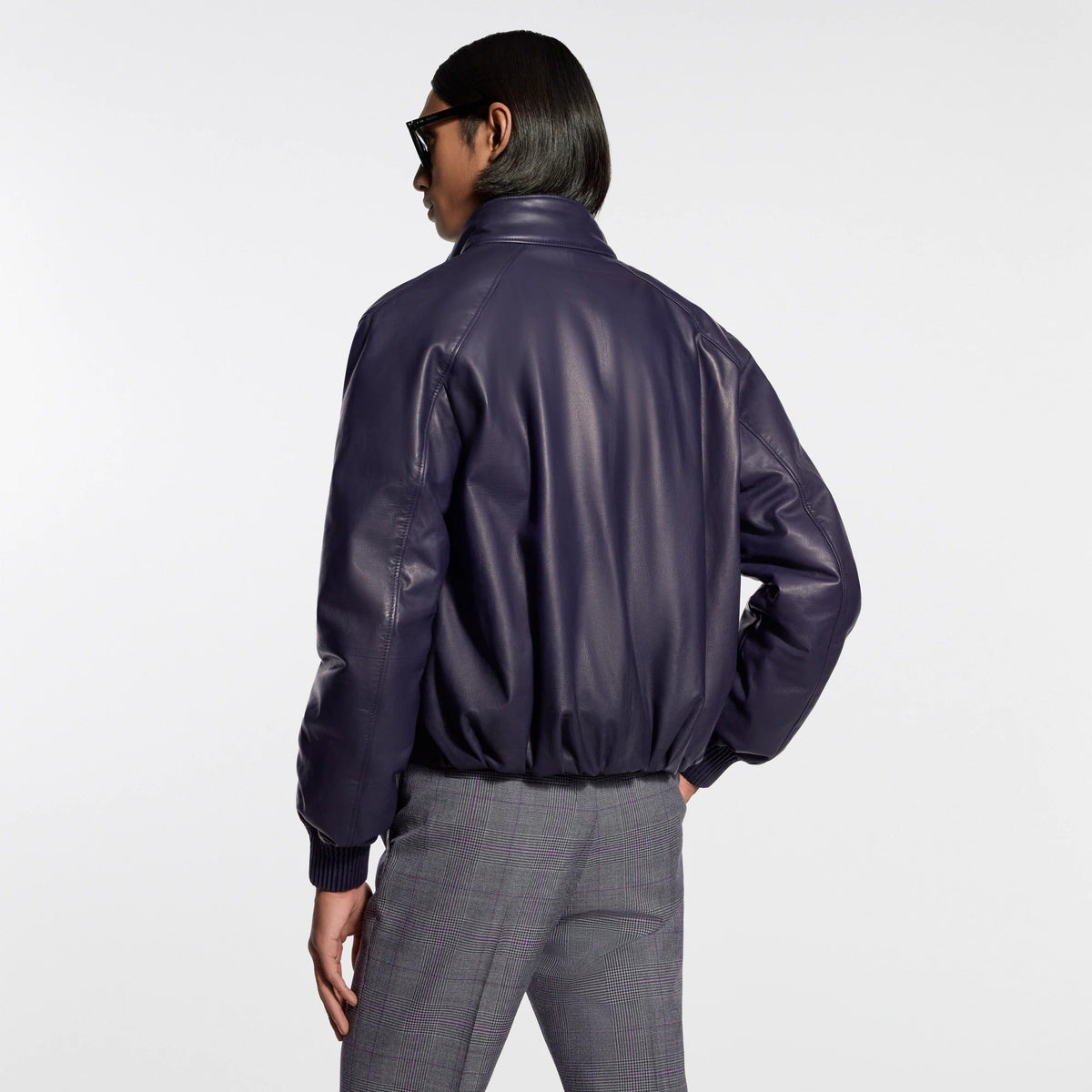 Padded Leather Blouson