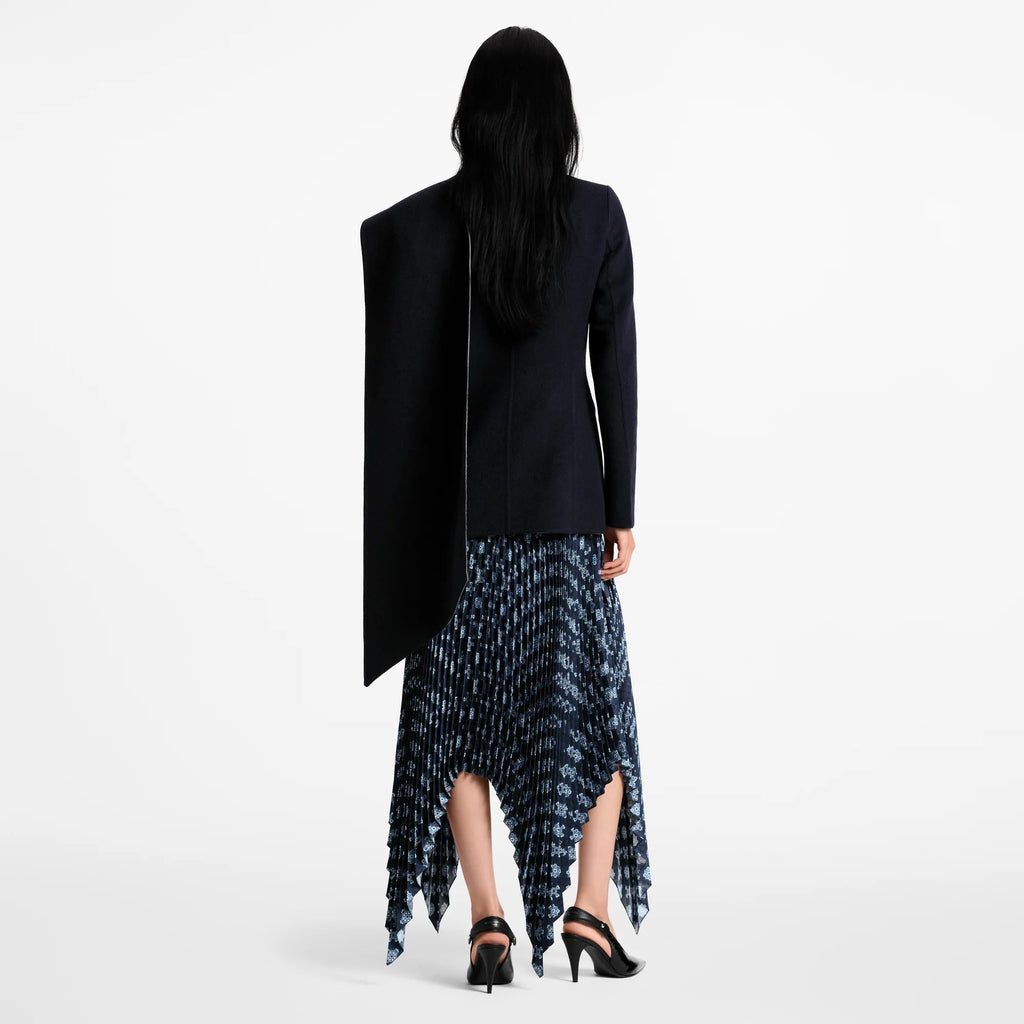 Asymmetrical Scarf Jacket