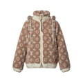Monogram Fleece Hooded Jacket