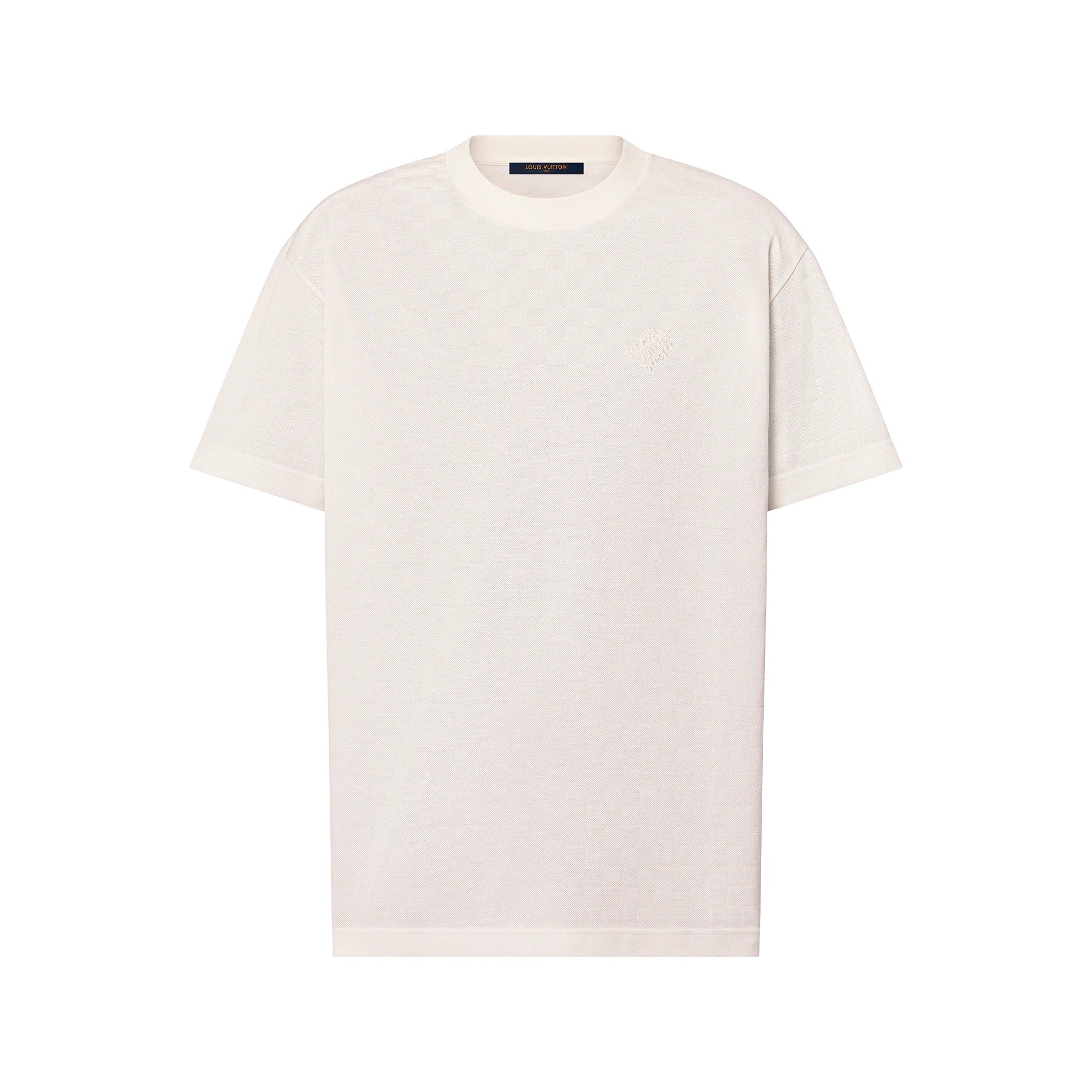 Damier Cotton Pique T-Shirt
