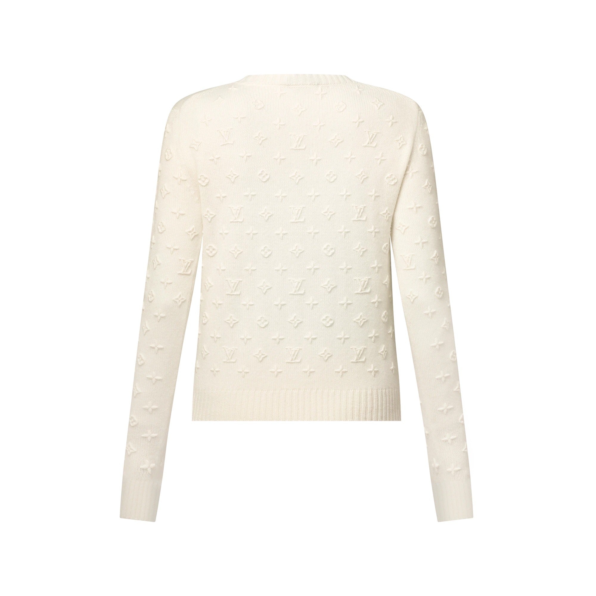 3D Monogram Knit Pullover