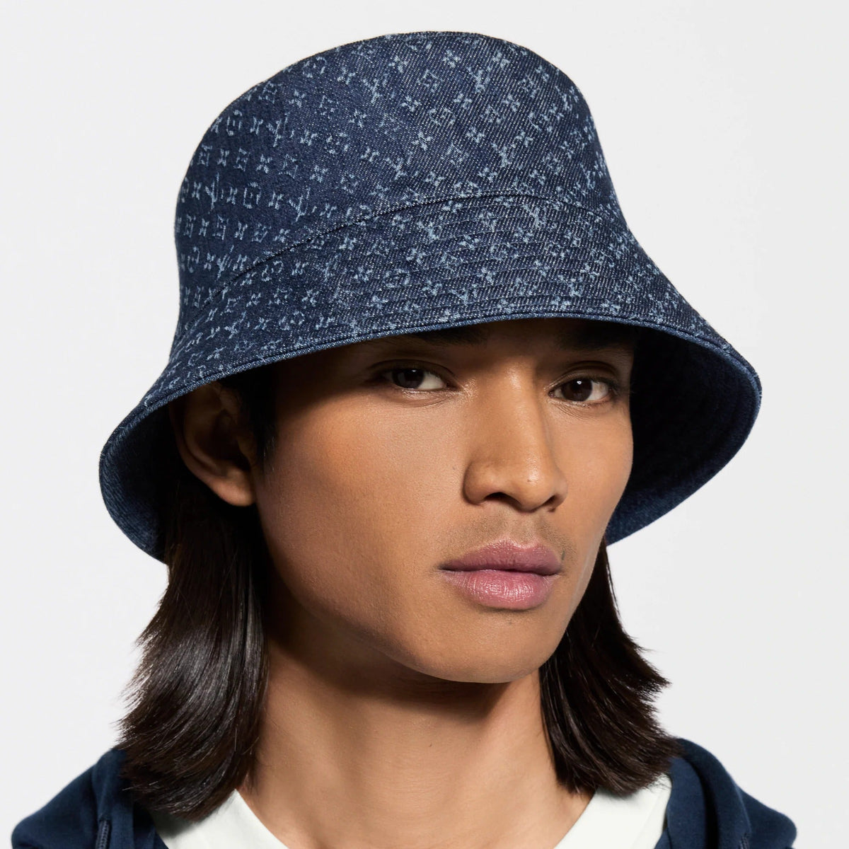 Monogram Denim Icon Bucket Hat