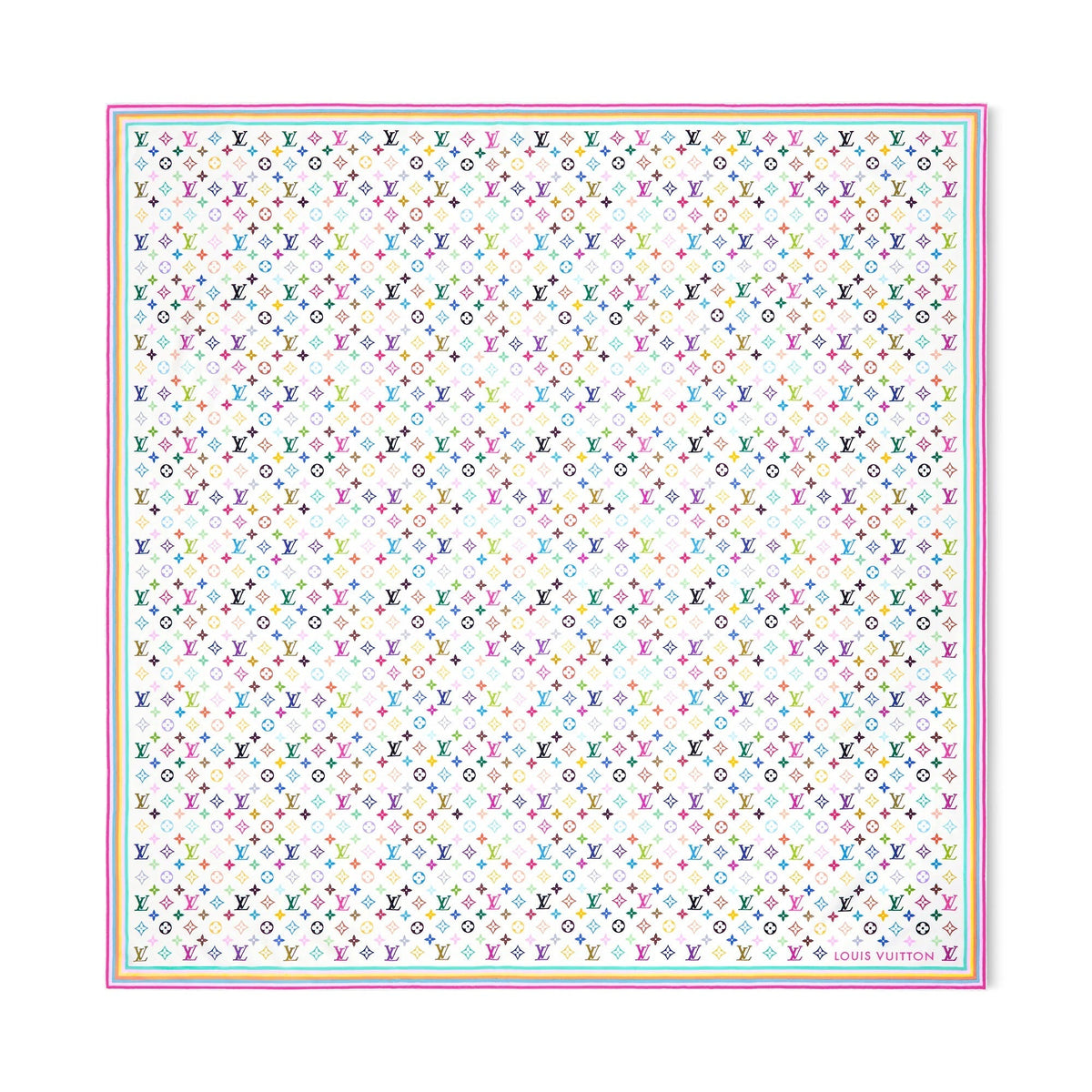 LV x TM Monogram Multicolor Shawl