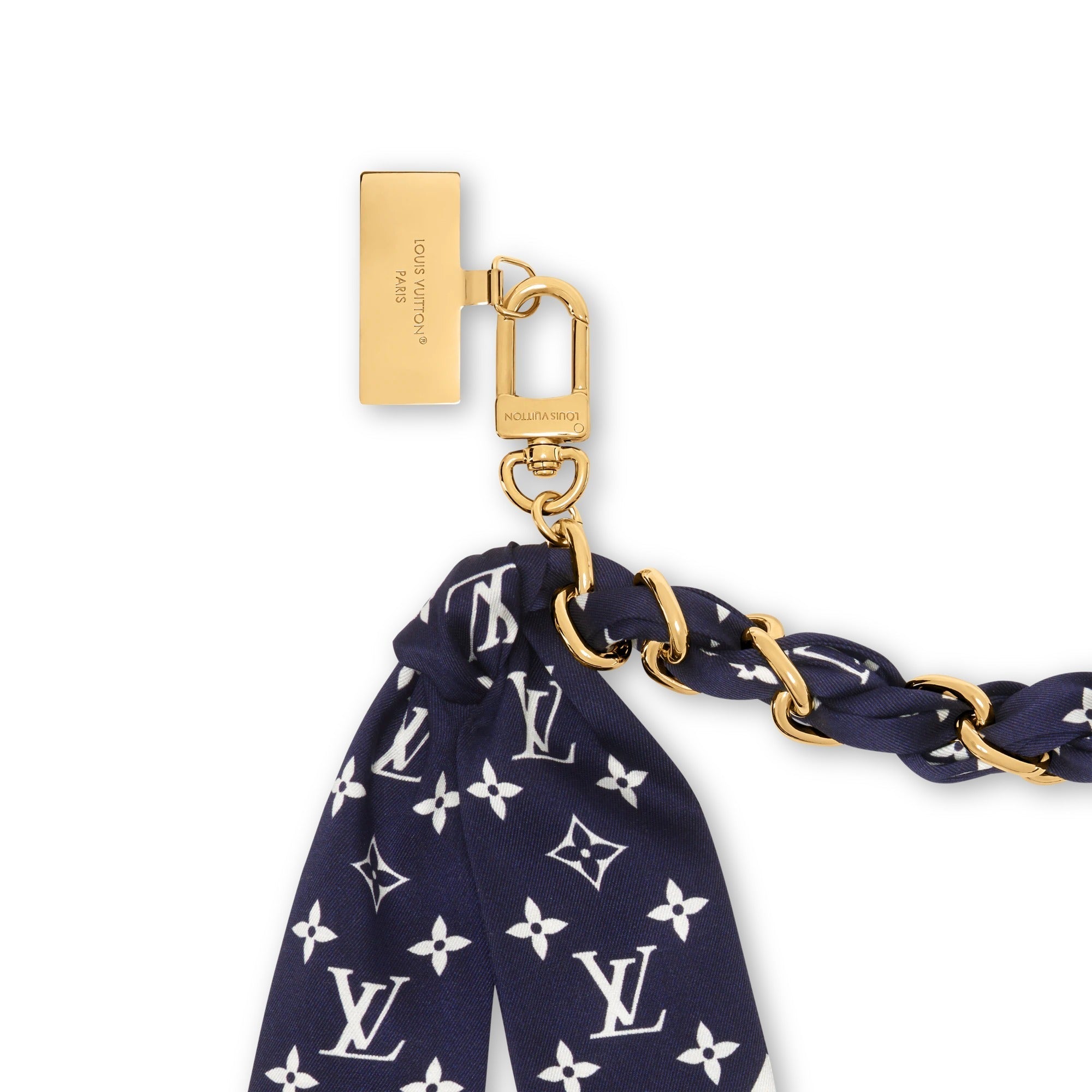Monogram Silhouette Chain Bag Charm