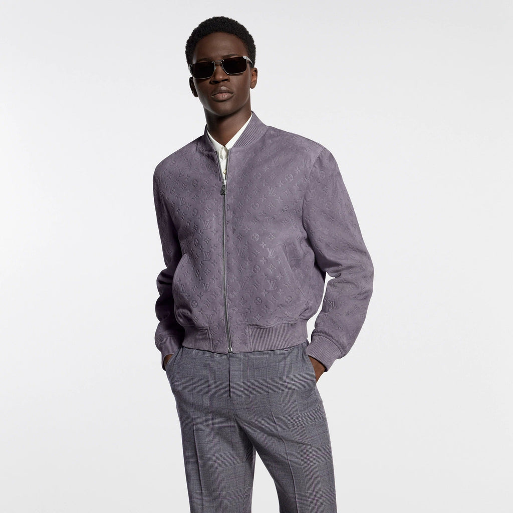 Monogram Embossed Nubuck Blouson