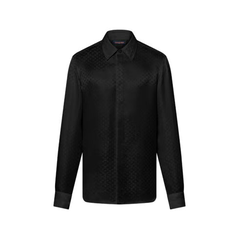 Mini Monogram Silk Evening Shirt