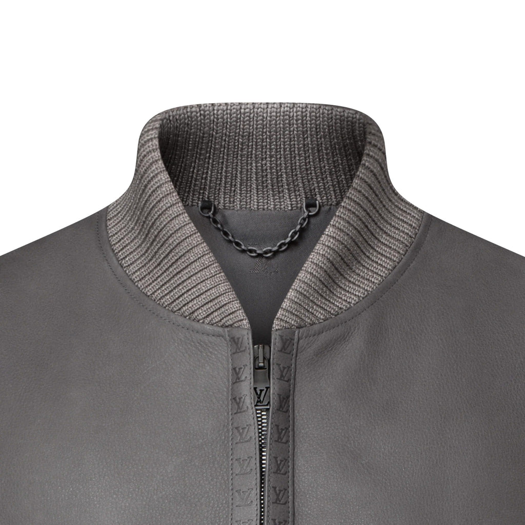 Mixed Suede And Knit Blouson