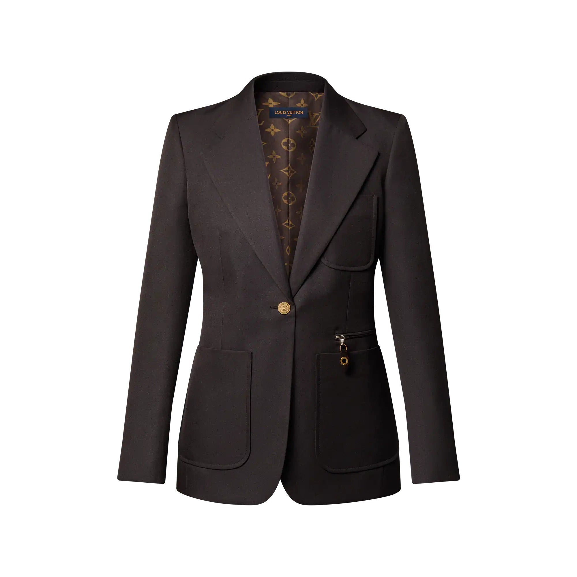 Technical Gabardine Preppy Blazer