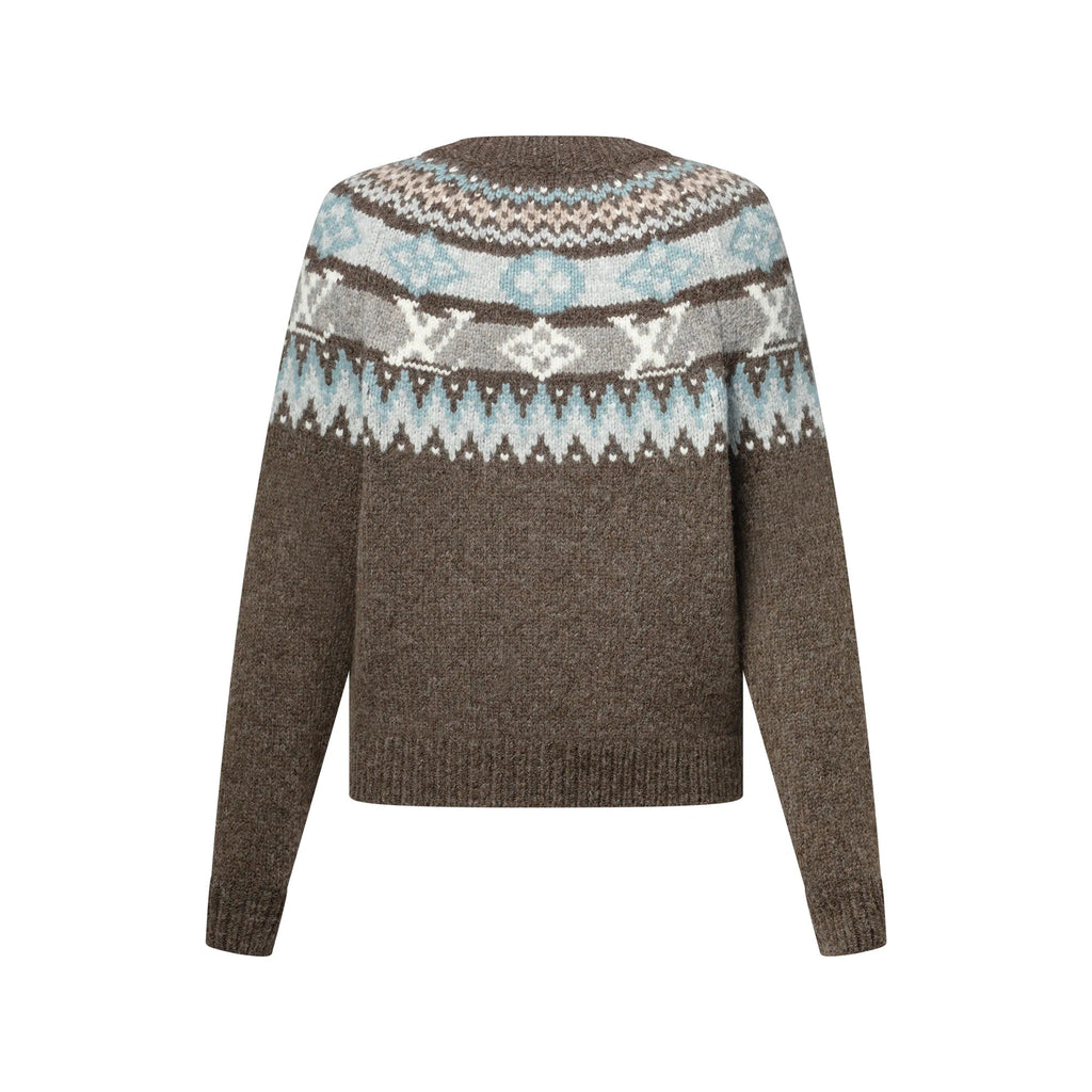 Graphic Signature Knit Pullover