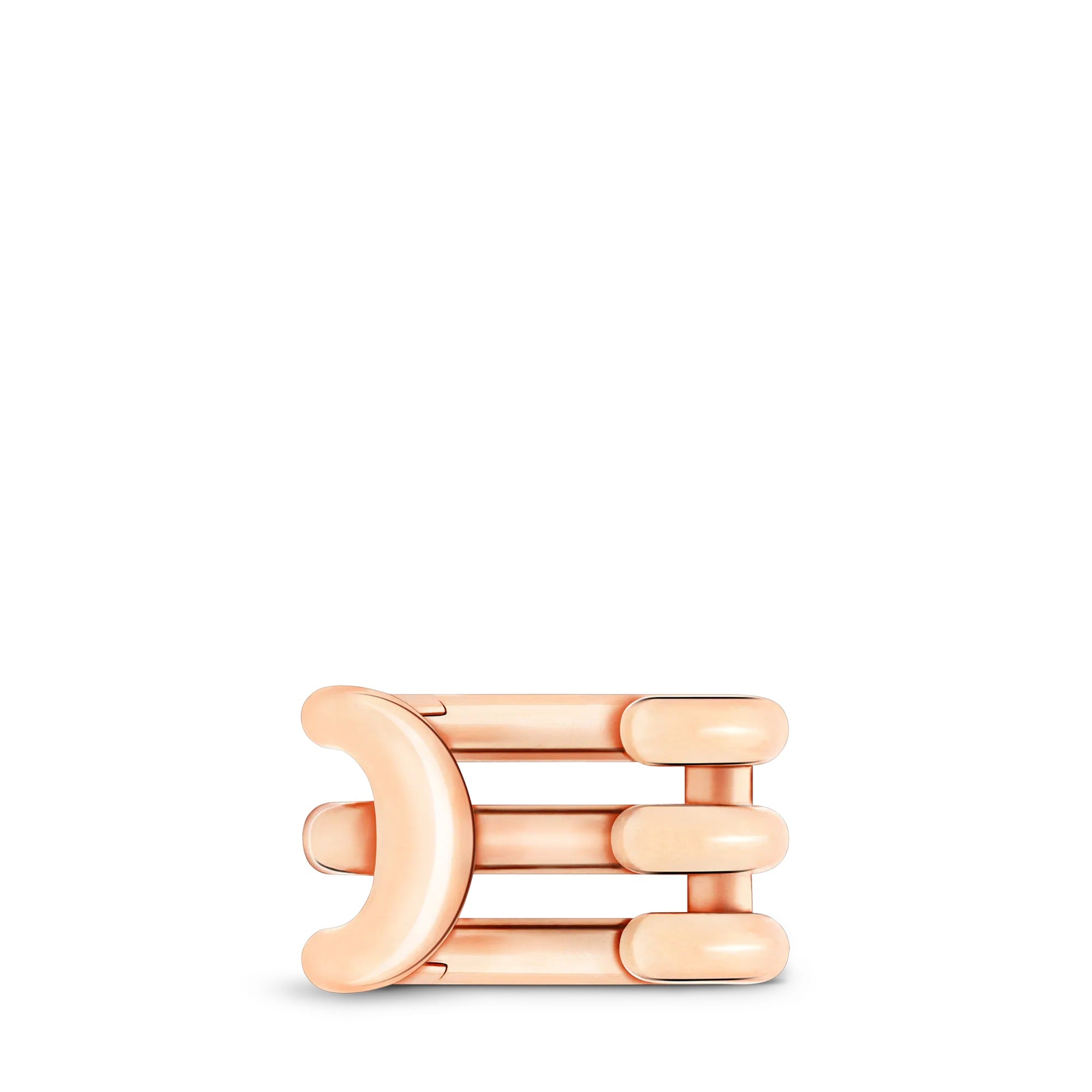 Idylle Blossom Ear Cuff, Pink Gold And Diamonds - Per Unit