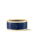 Les Gastons Vuitton Puzzle Ring, Yellow Gold and Blue Titanium