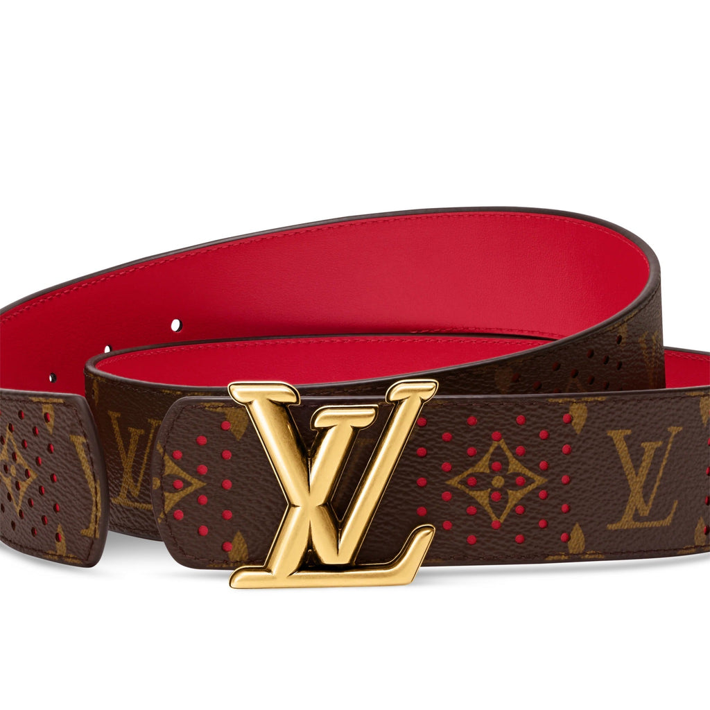 LV Dimension Monogram Grid 40mm Reversible Belt