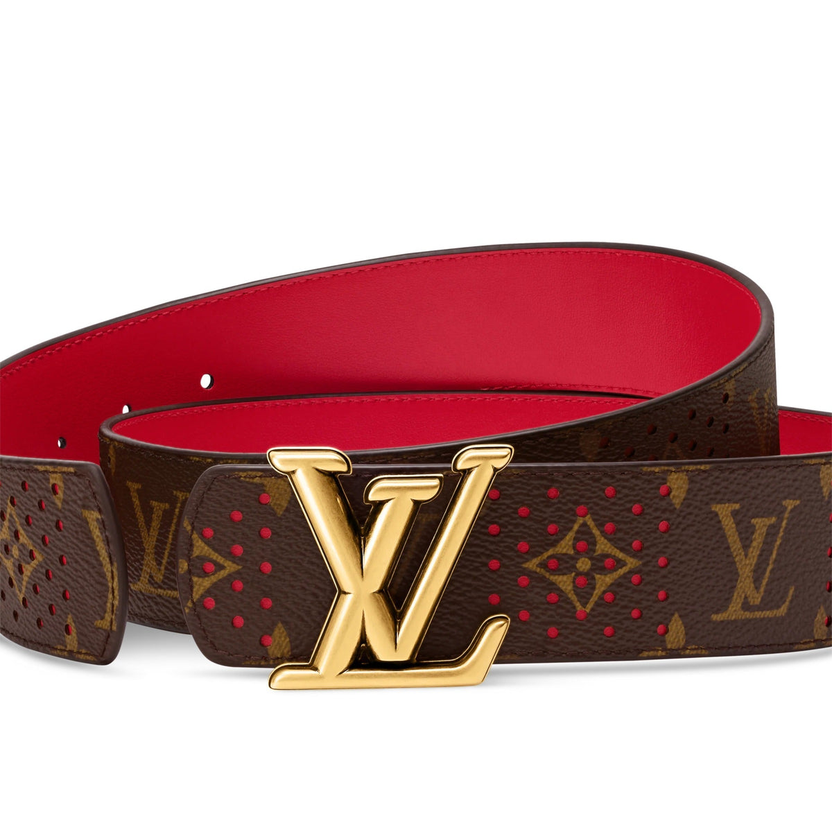 LV Dimension Monogram Grid 40mm Reversible Belt