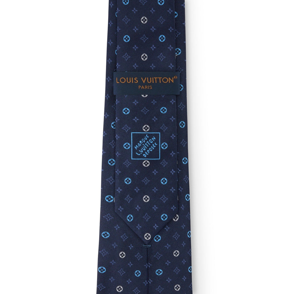 Monogram Flower Tie