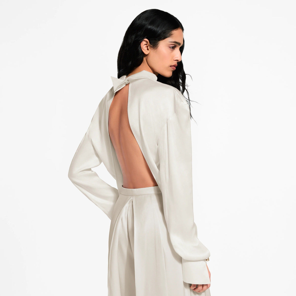 Open Back Blouse