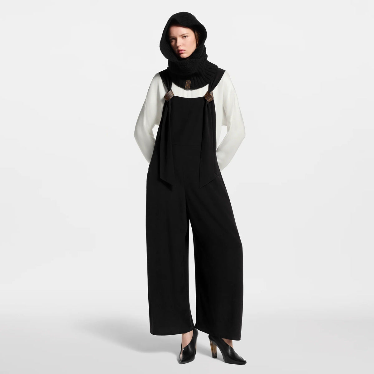 Monogram Knot Overalls