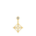 Idylle Blossom Ear Stud, Yellow Gold And Diamonds - Per Unit
