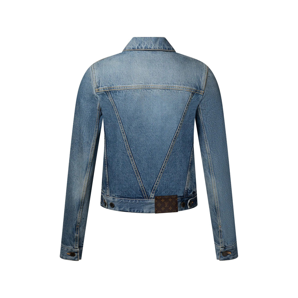LV Patch Denim Jacket