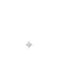 LV Diamonds Stud, LV Monogram Star cut - per unit