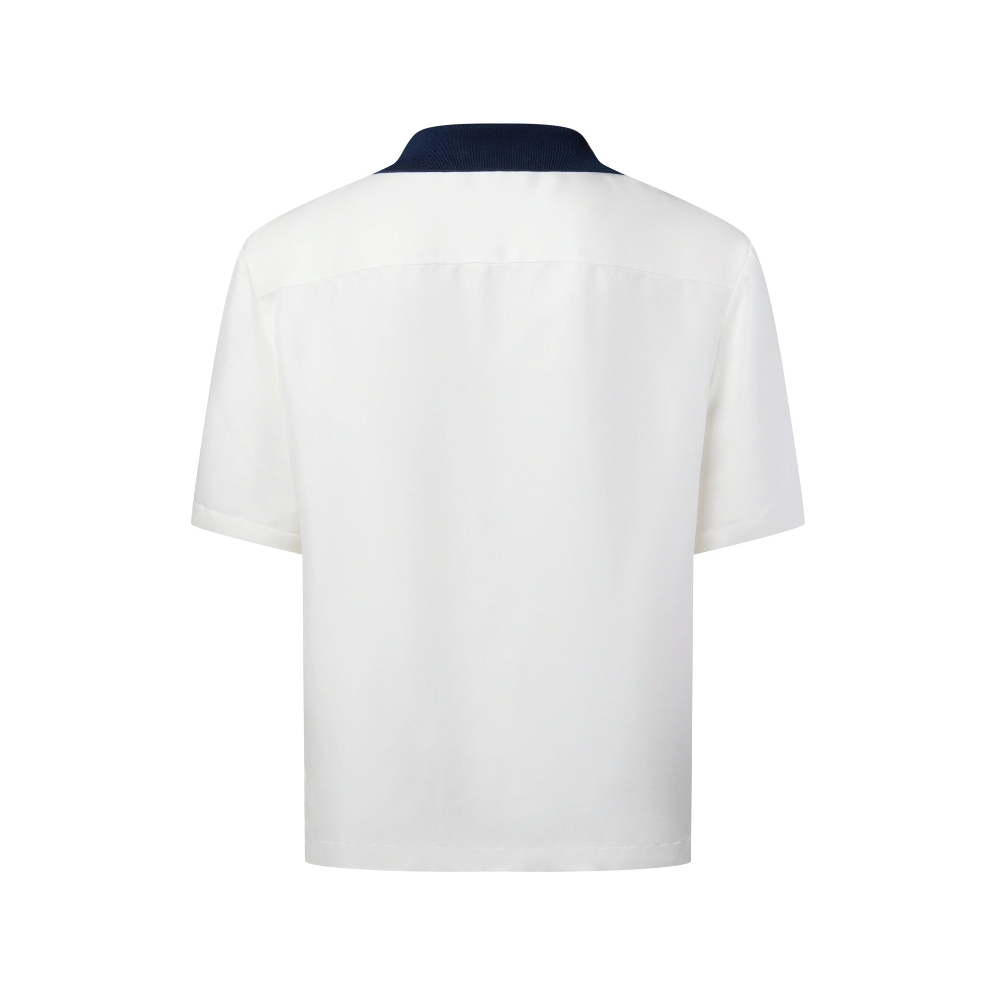 Short-Sleeved Silk Shirt