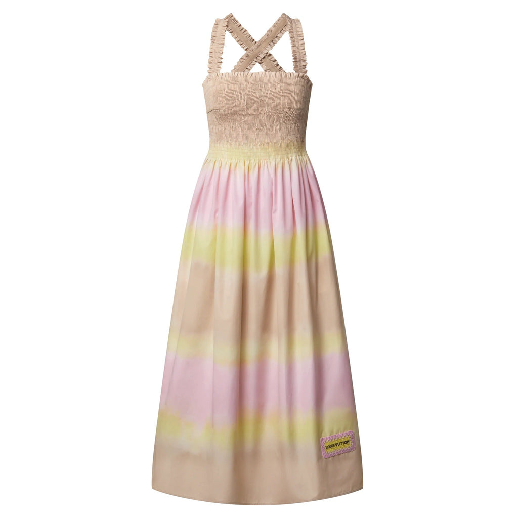 Tie Dye Smocked Dress