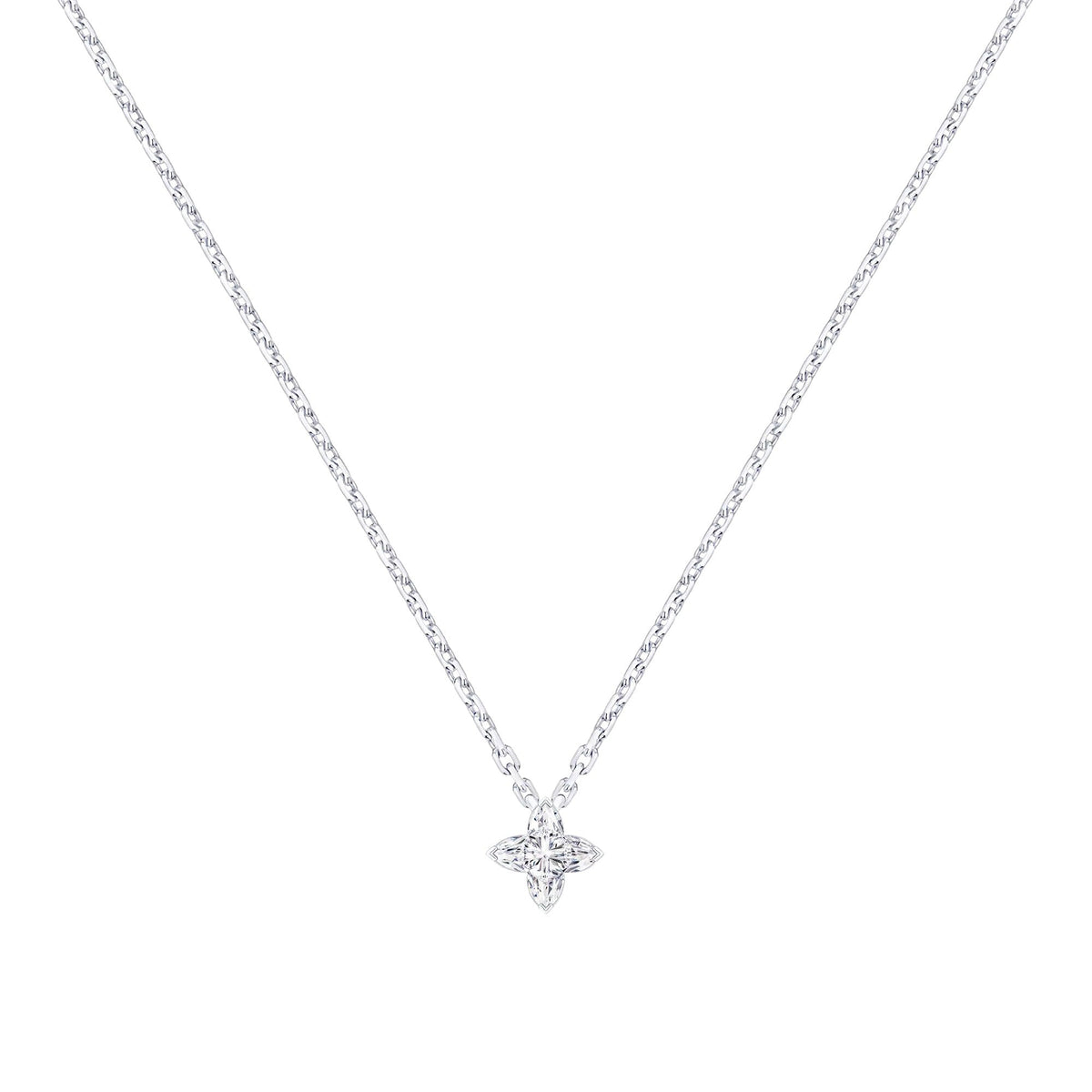 LV Diamonds Pendant, LV Monogram Star cut