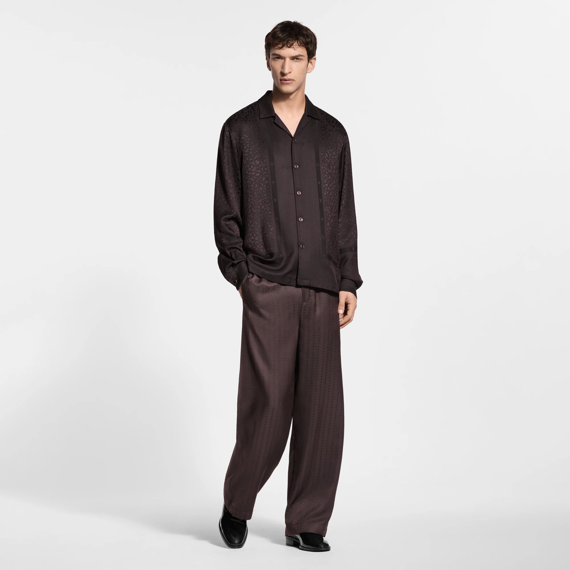 Scarf Silk Pajama Pants