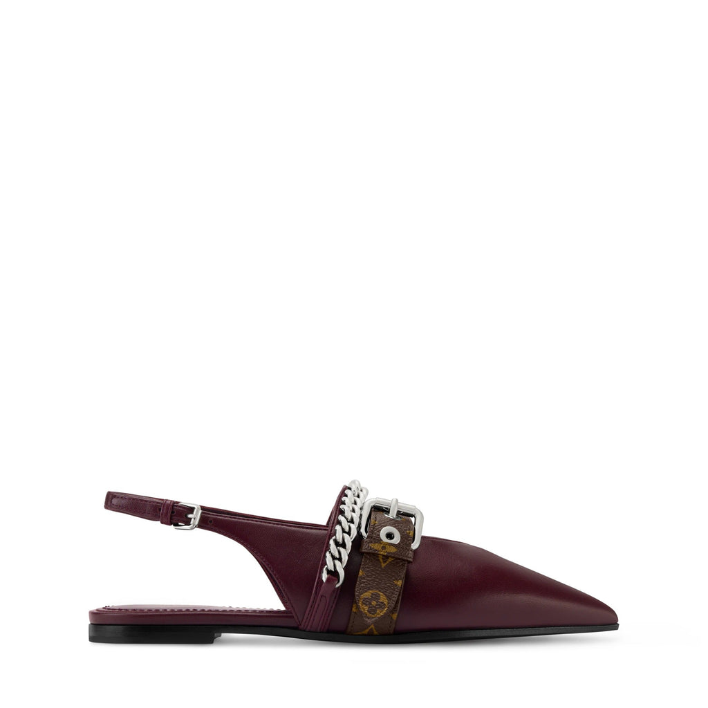 LV Vibe Slingback Flat Ballerina