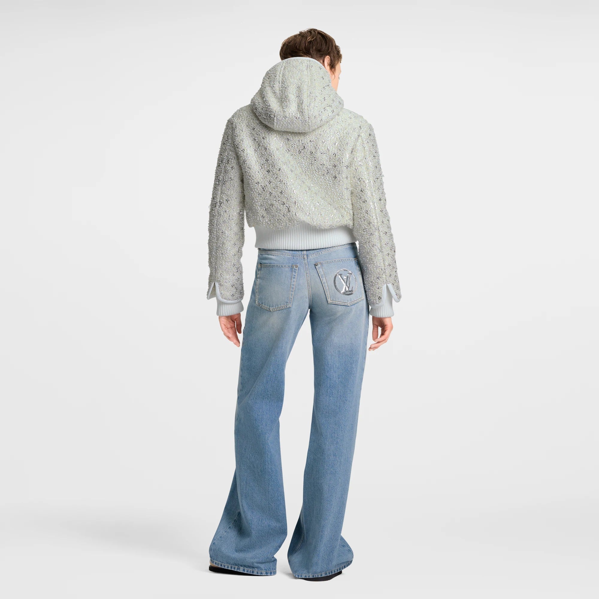 Monogram Tweed Cropped Jacket