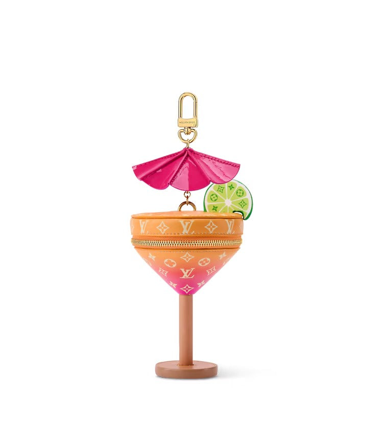 LV Sunset Pouch Bag Charm