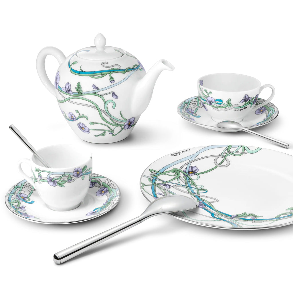 Asnieres Set Of 2 Coffee Cups And Saucers