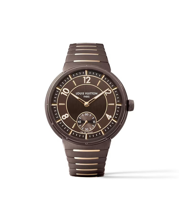 Tambour, Automatic, 40mm, Ceramic and Rose Gold