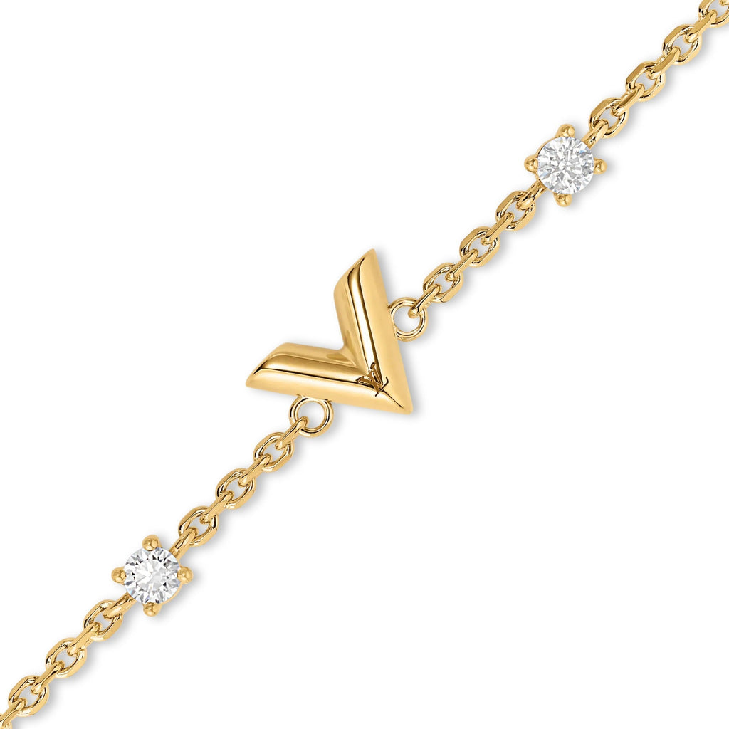 Essential V Strass PM Bracelet