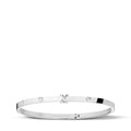 Empreinte Small Bangle, White Gold